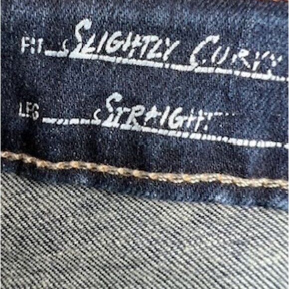 Eddie Bauer Jeans Womens Size 12 Blue Denim Curvy Straight Mid Rise Casual - Picture 8 of 16